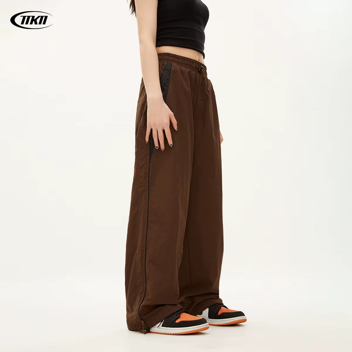 Women Casual Joggers Pants Fashion Streetwear Oversized Sports Wide Leg Pants Hip Hop Y2K Sweatpants High Waist Baggy Trousers