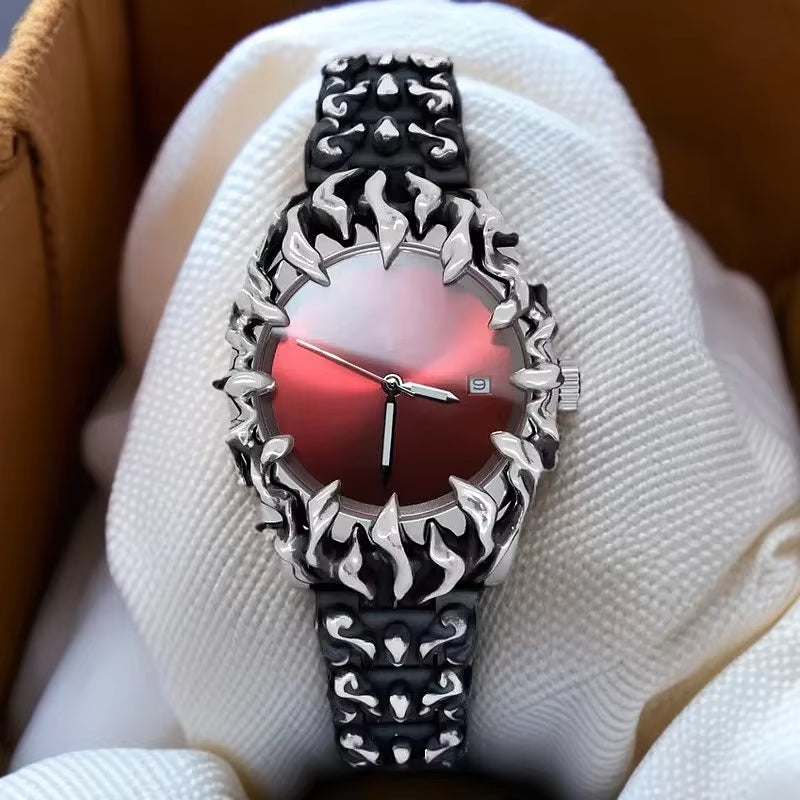 Classic Retro Claw Alabaster Style Y2K Watches for Men European and American Watch Fashion Cool Alien Advanced Ins Niche Design